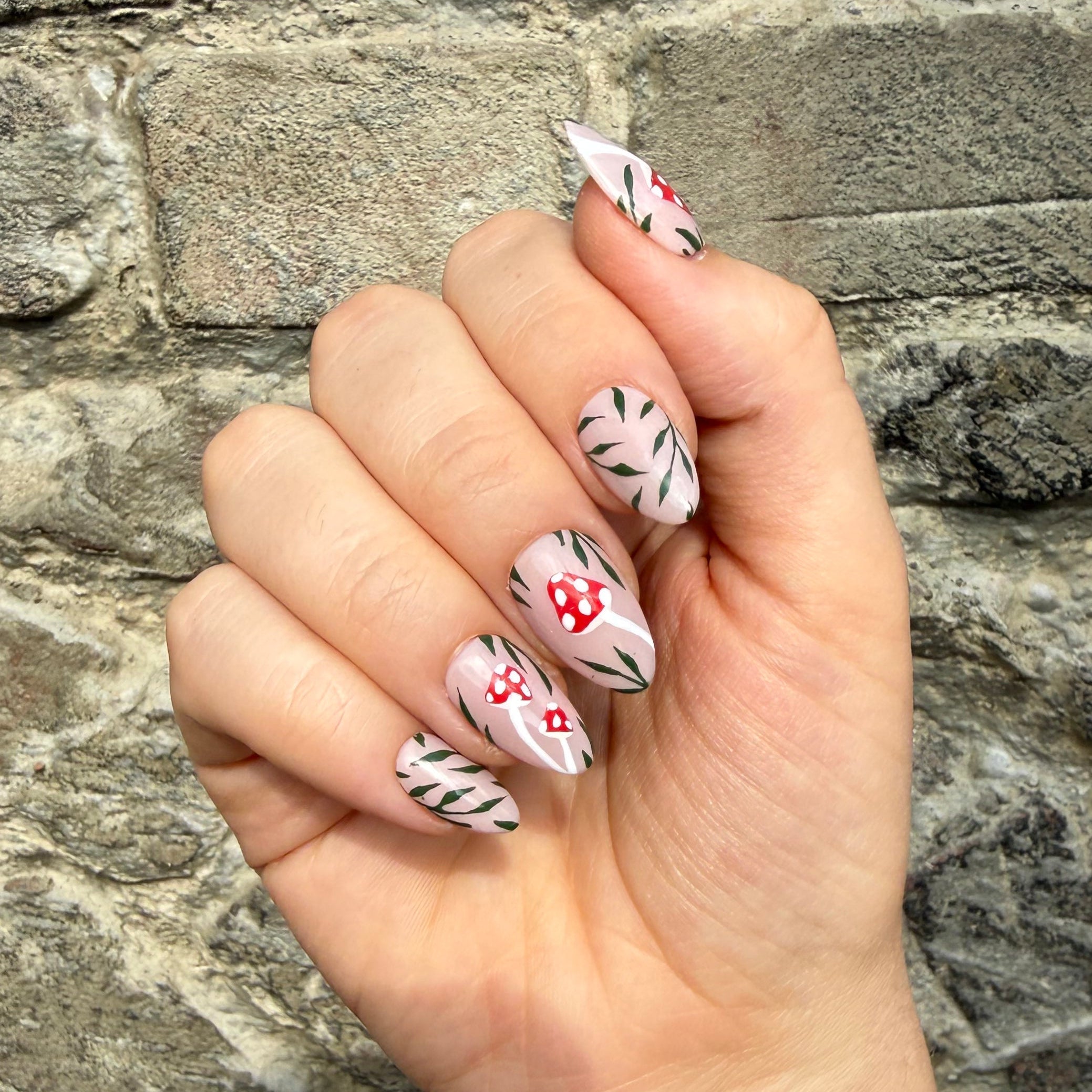 Cute & Fun Hand Painted Press-On Nails